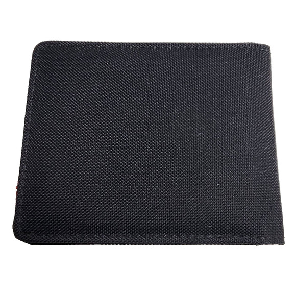 New Herschel Supply Designer Men's Street Style Logo Bi Fold Wallet Black - Picture 3 of 4